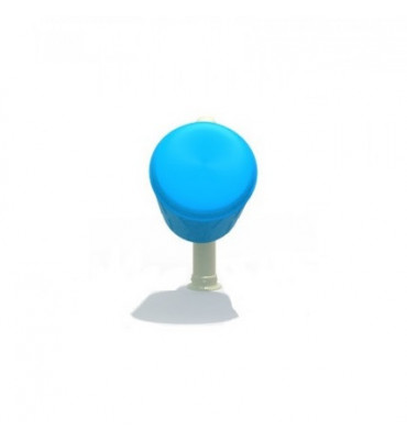 Botón Tambor Inclusivo Azul