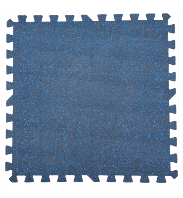 Piso Gimnasio 100x100x6mm Azul